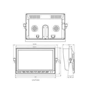 Factory Wholesale High Definition 10.1 Inch Record Function Quad <strong>Display</strong> AHD <strong>Car</strong> <strong>LCD</strong> <strong>Monitor</strong> for Truck Bus <strong>Car</strong> Rear View <strong>Monitor</strong> - Product Image 5