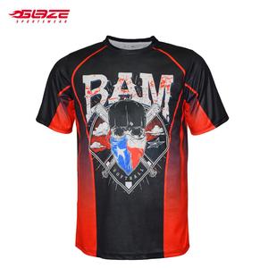 Op Maat Gemaakte Heren Polyester Sublimatie Honkbal Jersey Gestreepte Softbal Shirts - Product Image 1