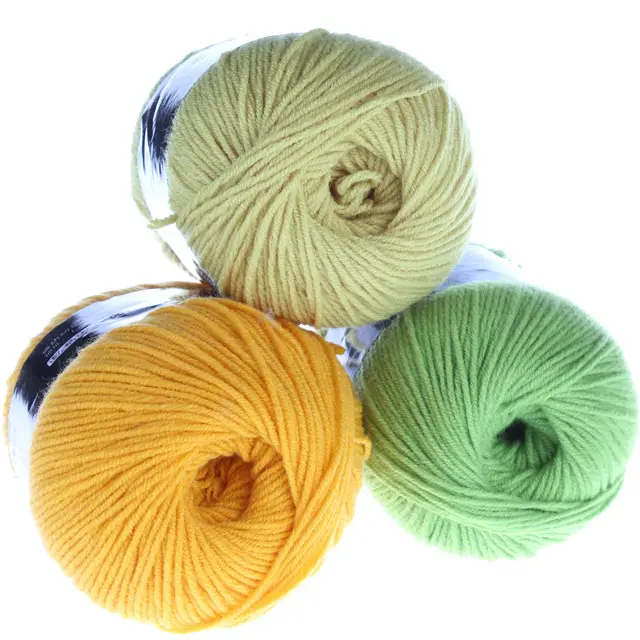 Wholesale 80% cotton 20% acrylic cotton milk yarn with cheap price dyed yarn fabrics