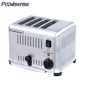 De acero inoxidable <span class=keywords><strong>tostadora</strong></span> de pan <span class=keywords><strong>4</strong></span> 2.3KW rebanada de pan, <span class=keywords><strong>tostadora</strong></span> - Product Image 1