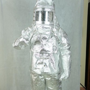 アルミ製消防服 耐火性 CCC認証 ユニフォーム アルミニウム 1000度耐熱スーツ - Product Image 5