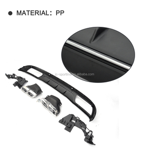 Parachoques trasero difusor puntas de escape para <span class=keywords><strong>Mercedes</strong></span> s Ben z <span class=keywords><strong>Clase</strong></span> C W205 C200 C250 2015-2017 - Product Image 4