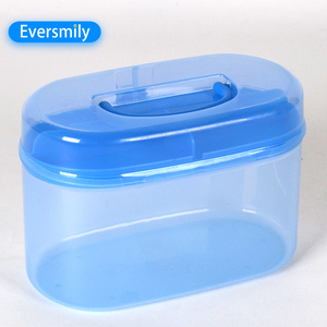 Bonne vente portable utilisation familiale petite mallette de rangement en plastique avec poignée - Product Image 6