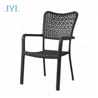 Customized Flower Weaving Pattern Outdoor Garden Rattan Wicker Chair for Sale