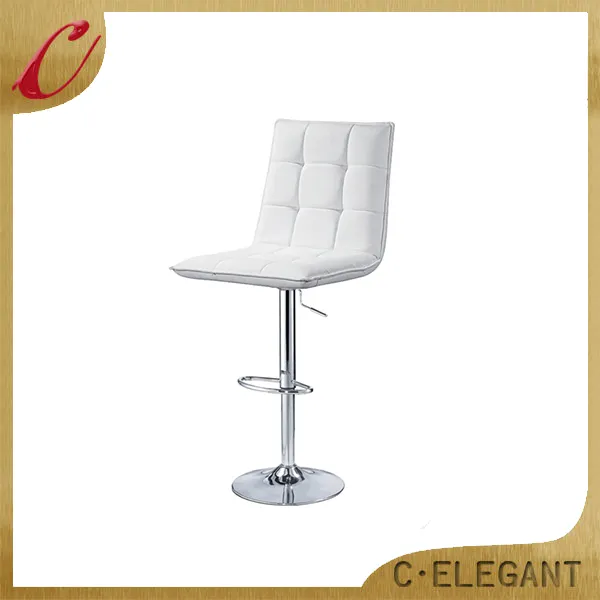 Cheap Wholesale white leather bar stool