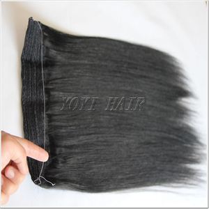 <span class=keywords><strong>Extensions</strong></span> de cheveux en <span class=keywords><strong>Halo</strong></span> fil de poisson, cheveux humains vierges, offre spéciale, ne s'emmêlent pas, sans perte, 2019 - Product Image 4