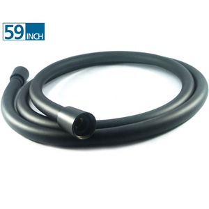 Tuyau de <span class=keywords><strong>douche</strong></span> <span class=keywords><strong>flexible</strong></span> en <span class=keywords><strong>PVC</strong></span> noir robuste NZMAN, 59 pouces (1,5 m), pièce de rechange pour pulvérisateur de <span class=keywords><strong>douche</strong></span> de salle de bain - Product Image 1