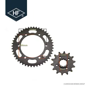 Hochwertiger Kettenrad satz für Motorrad getriebe teile für ZXR250 520 Chain 14T 46T Gear