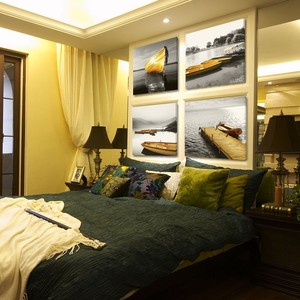 Handpainted modern landscape mural painting art canvas oil painting Diamond paint DIY kit - Product Image 1