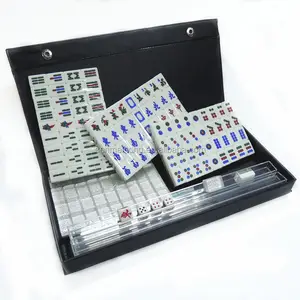 Personalizado 2.0 centímetros de Cristal Mini high-grade Conjunto de Azulejos de Mahjong Chinês Viaja para a Promoção