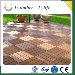 Venta caliente wpc terrazas <span class=keywords><strong>en</strong></span> pisos de ingeniería wpc decking de DIY - Product Image 3