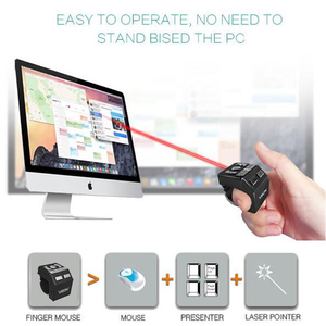 1mW Vòng phong cách 3D ngón tay Chuột không dây Laser <span class=keywords><strong>Presenter</strong></span> - Product Image 5