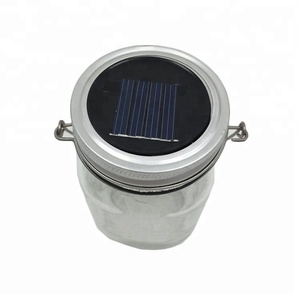 Nuevo regalo de Navidad decoración Mason Jar luz solar con LED - Product Image 4