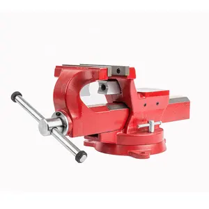 ADI Industrial Swivel Bench Vise Top Quality Heavy Duty Type Bench Vise Stationary With Anvil