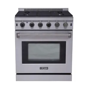 New Arrival 30 inch Range Cook stainless steel Gas Range economic small home use gas range with oven