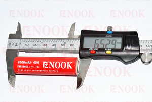 Bunu deneyin! 2016 yeni marka enook pil 18650 <span class=keywords><strong>3</strong></span>.7 V Şarj Edilebilir Pil 20A Yüksek Deşarj <span class=keywords><strong>3</strong></span>.7 V 2600 mAh buharlar için. - Product Image 4