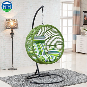 DW-CH171017 En Plein Air À <span class=keywords><strong>Bascule</strong></span> Suspendu Rotin Ball Chair, Rond Fauteuil Suspendu - Product Image 1