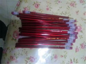 Di alta qualità su misura in legno Hb matita piombo con <span class=keywords><strong>grande</strong></span> gomma Lapices De colori Set di matita per i bambini da colorare e disegnare - Product Image 3
