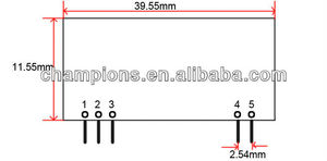 módulo receptor 433mhz rf módulo receptor de control remoto rf AG-RXB20 - Product Image 6