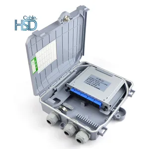 Hộp Thiết Bị Đầu Cuối FTTH 8 Hộp Phân Phối Cáp Quang Với Bộ Tách LGX PLC