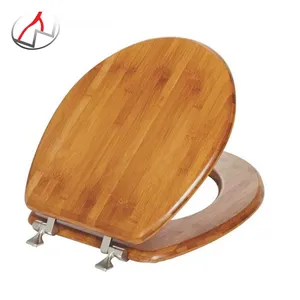 Sedile Comfort Tengwu sedile wc rotondo in legno di bambù dimensioni personalizzate