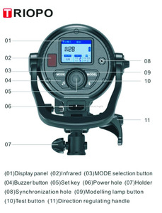 T3 série TTL 2.4 sans fil <span class=keywords><strong>studio</strong></span> flash lumière matériel photographique pour tous les DSLR Nikon ou Canon caméra - Product Image 3