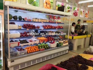 2M Supermarché Multideck Affichage Vertical <span class=keywords><strong>Réfrigérateur</strong></span> pour Fruits Légumes Ventilateur réglable à température unique Refroidisseur ouvert - Product Image 3