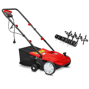 Scarificatore <span class=keywords><strong>elettrico</strong></span> 2-in-1 dell'azienda agricola del giardino di profondità di lavoro regolabile 1500W e aeratore del <span class=keywords><strong>prato</strong></span> inglese - Product Image 3