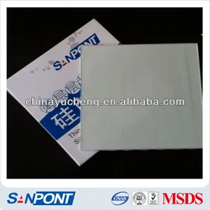 SANPONT Yucheng chimique fabricant direct faible teneur en silice de prix plaque aluminium gel de verre feuille