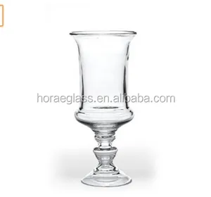 Platteland 12-Inch Hurricane Vaas Groothandel Clear Ronde Tall Grote Glas Vazen