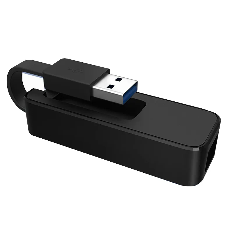 Faltbare LAN-Karte von RJ45 zu USB3.0 zu Ethernet INC Low Power USB3.0 Gigabit Ethernet Adapter