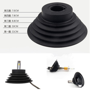 Funda Protectora para Faros Delanteros de Coche, Impermeable, Antipolvo, con LED HID Xenón, para Coche, Motocicleta, Lámpara H1 H3 H4 <span class=keywords><strong>H7</strong></span> H11 - Product Image 1