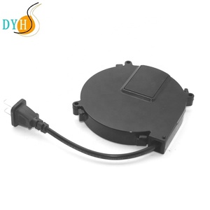 سلك كهربائي قابل للسحب بطول 2 متر مع بكرة لف صغيرة، أسلاك تمديد للأجهزة المنزلية - Product Image 4