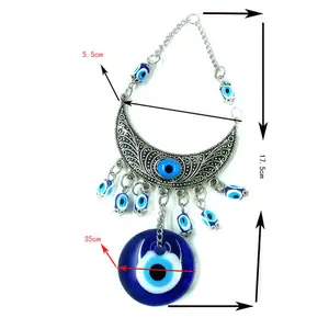Hot-Sale Turkish Blue Evil Eye Hanging Wall Hanging for Home Decoration with Wholesale