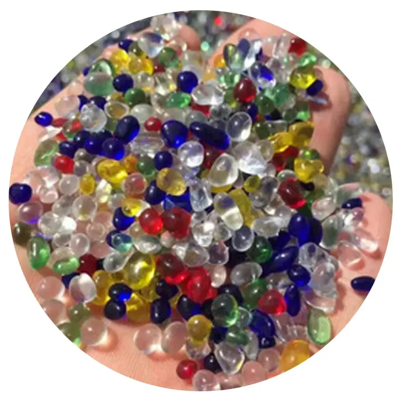 decorative glass seed beads for decorating aquarium swimming pool vase