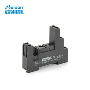 Asiaon RT626-B 10A 300V AC IP20 6 pin Relay Socket