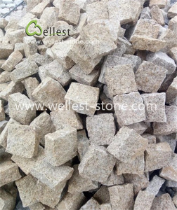 Giallo granito ciottoli <span class=keywords><strong>giardino</strong></span> pavimentazione in pietra - Product Image 5