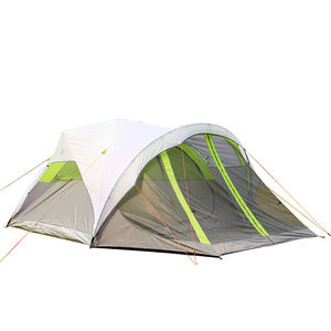 T028 Nouveau personnalisé grande <span class=keywords><strong>famille</strong></span> 6 personne tube tente combi camp remorque tente de camping familiale - Product Image 4