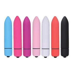 Mainan seks wanita dewasa 10 kecepatan tongkat AV pemijat g-spot klitoris Stimulator getar peluru Mini Vibrator - Product Image 1