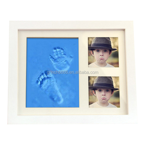 Tampon encreur OEM pour les mains <span class=keywords><strong>et</strong></span> les pieds Cadeau souvenir pour bébé Cadeau exquis pour tampon encreur en bois Impression pour les mains <span class=keywords><strong>et</strong></span> les pieds Cadres photo avec argile - Product Image 3