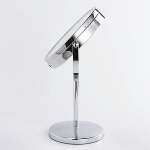 Double-face led maquillage miroir <span class=keywords><strong>360</strong></span> degrés de rotation 1x 3x grossissement miroir de maquillage avec des lumières - Product Image 2