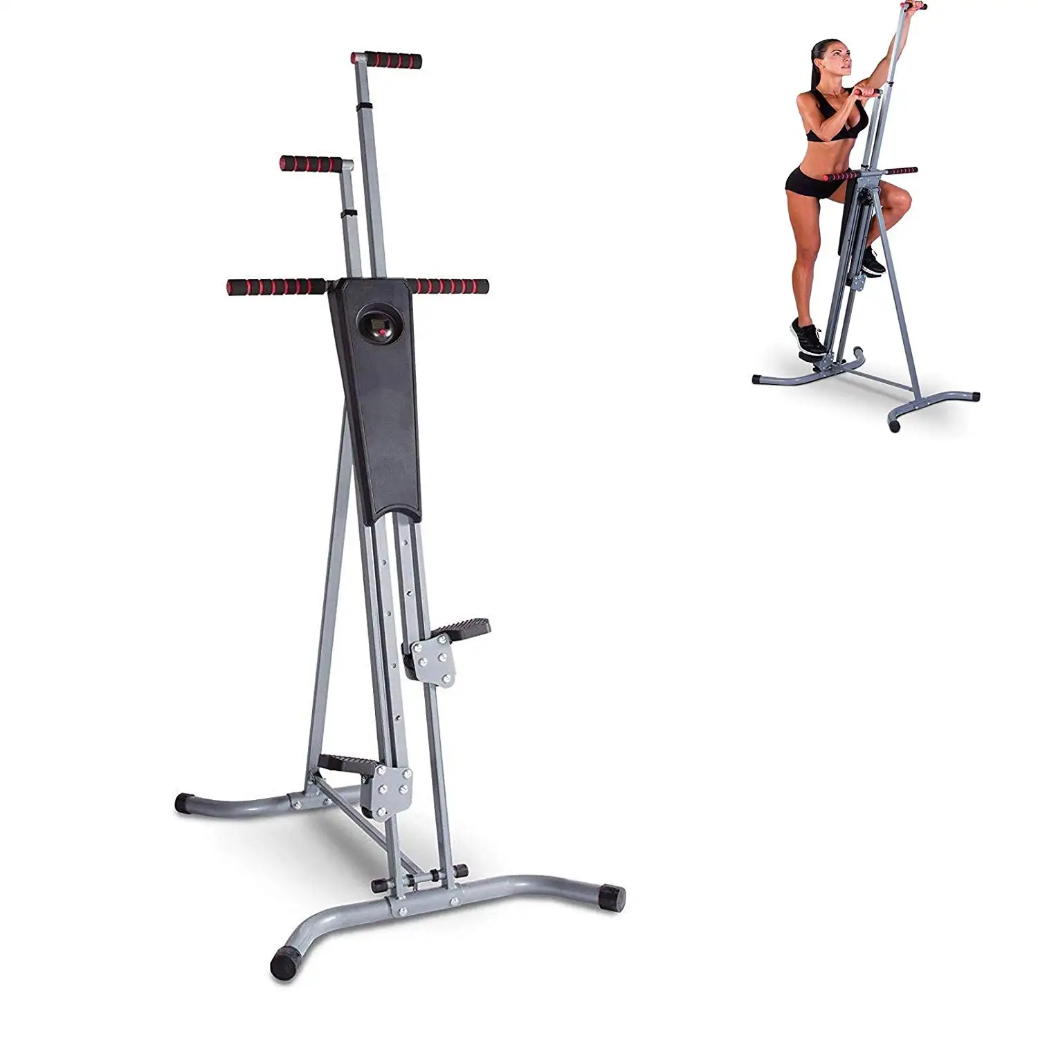 New Step Adjustable Height Gym Equipment Fitness Vertical Manual Climber Rack Exercise Climbing Machine