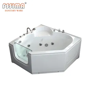 open door bath tub Walk-in tub whirlpool & air combo massage for old person