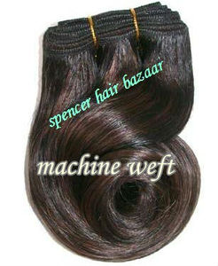 Tissage de cheveux humains indiens naturels, 100% vierges, fait à la machine - Product Image 1