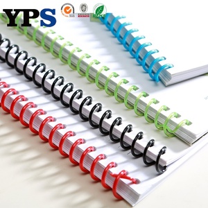 Printed <strong>Book</strong> and <strong>Note</strong> <strong>Book</strong> Used 1/4" PVC Plastic Single Coils Spiral Wire O - Product Image 3
