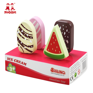 <span class=keywords><strong>4</strong></span> unids palo set simulación helado de madera juguete niños pretend <span class=keywords><strong>play</strong></span> juguetes dulces - Product Image 2
