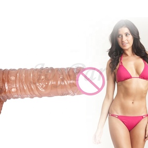 Hohe Qualität Ultra Dünne Super Weiche Silicon Penis Hülse Kondom Extender Sex Spielzeug Penis Hülse