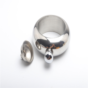 On-line di Prodotti Unici In Argento Bracciale In Acciaio inossidabile Bangle Whisky Flagon - Product Image 2