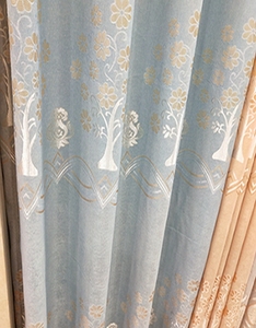 Persianas y Cortinas de Algodón Jacquard Opacas para Ventana, Suministro de Fábrica - Product Image 1