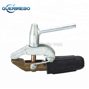 GNBEC-05 Tipe Amerika Kuningan/Tembaga 300A Klem Bumi Las Penjepit Tanah untuk Mesin Las - Product Image 5